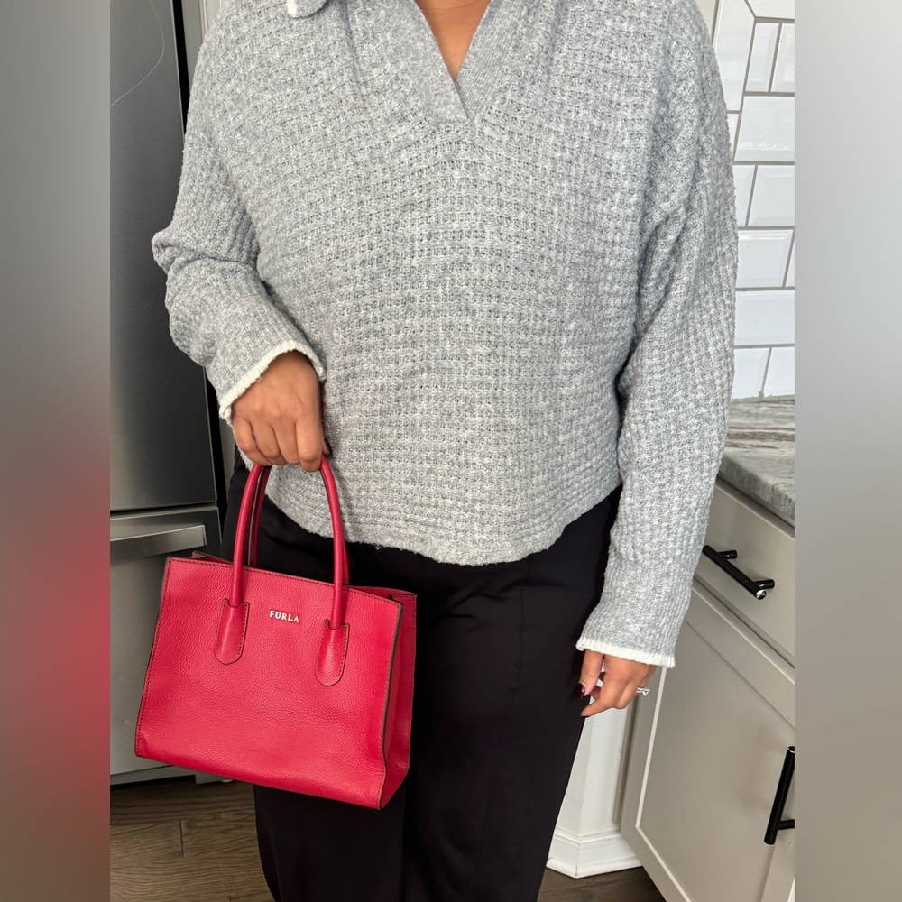 Furla leather Mini Tote Bag - Red
